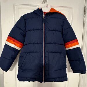 iXtreme Polar-fleece-lined Hooded Puffer Jacket Size S